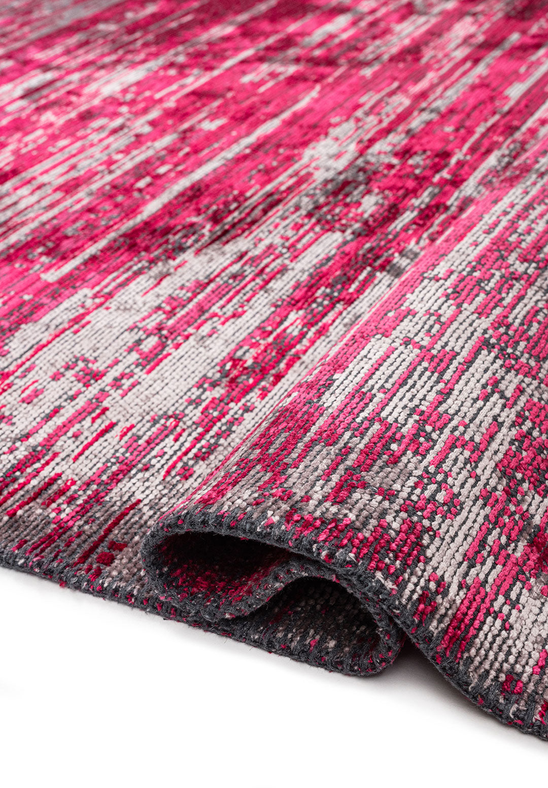 TWILIGHT LIGHT GREY - FUSCHIA - MAGENTA RUG