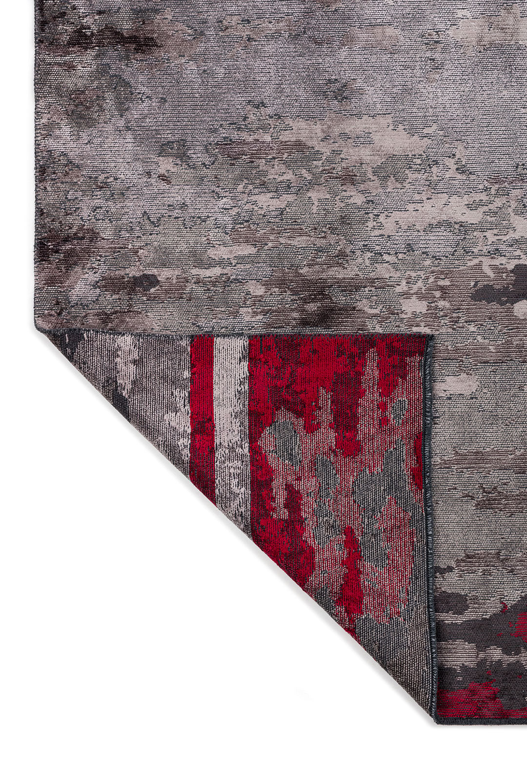 MEADOW RED - BLACK - CHARCOAL - GREY - BONE RUG