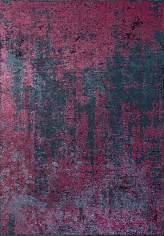 HORIZON DARK TURQUOISE - DARK DAMSON - MAGENTA RUG