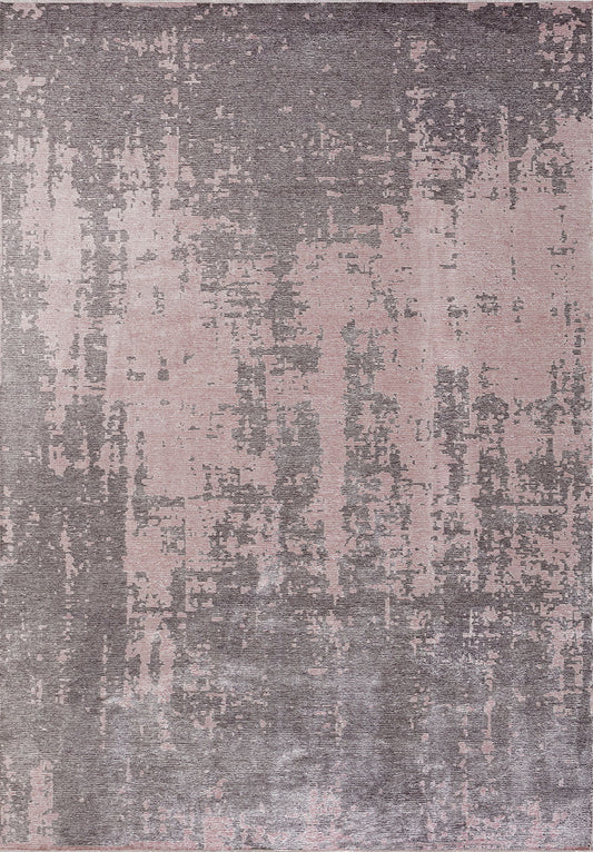 HORIZON BONE - DAMSON - CHARCOAL RUG