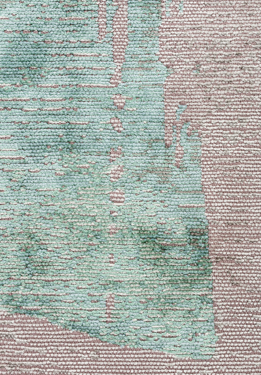 BLISS RIVER GREEN - ICE BLUE - GREY - BONE RUG