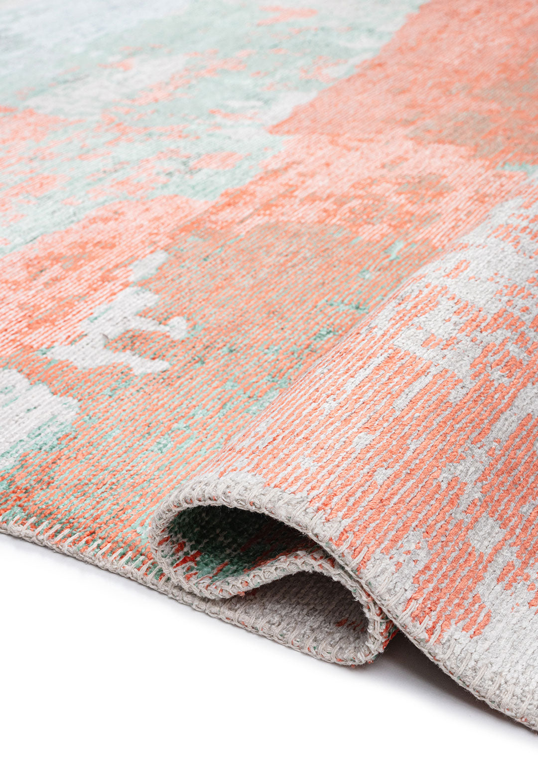 LUSH ECRU - RIVER GREEN - LIGHT CORAL - LIGHT GREY - ICE BLUE - LILAC RUG