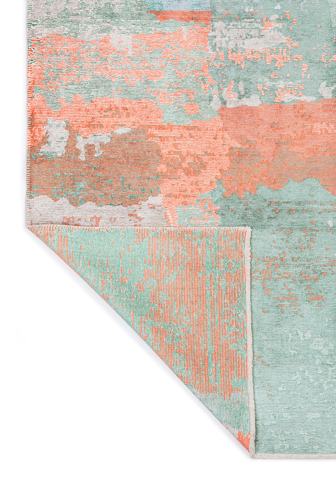 LUSH ECRU - RIVER GREEN - LIGHT CORAL - LIGHT GREY - ICE BLUE - LILAC RUG