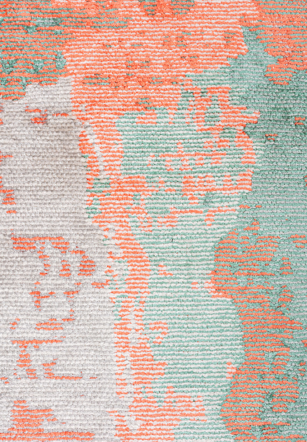 LUSH ECRU - RIVER GREEN - LIGHT CORAL - LIGHT GREY - ICE BLUE - LILAC RUG