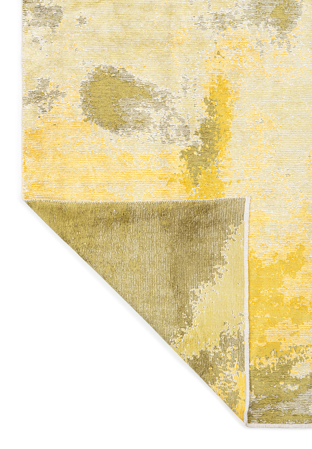 MIST ECRU - OLIVE - GREEN - YELLOW - GREEN RUG