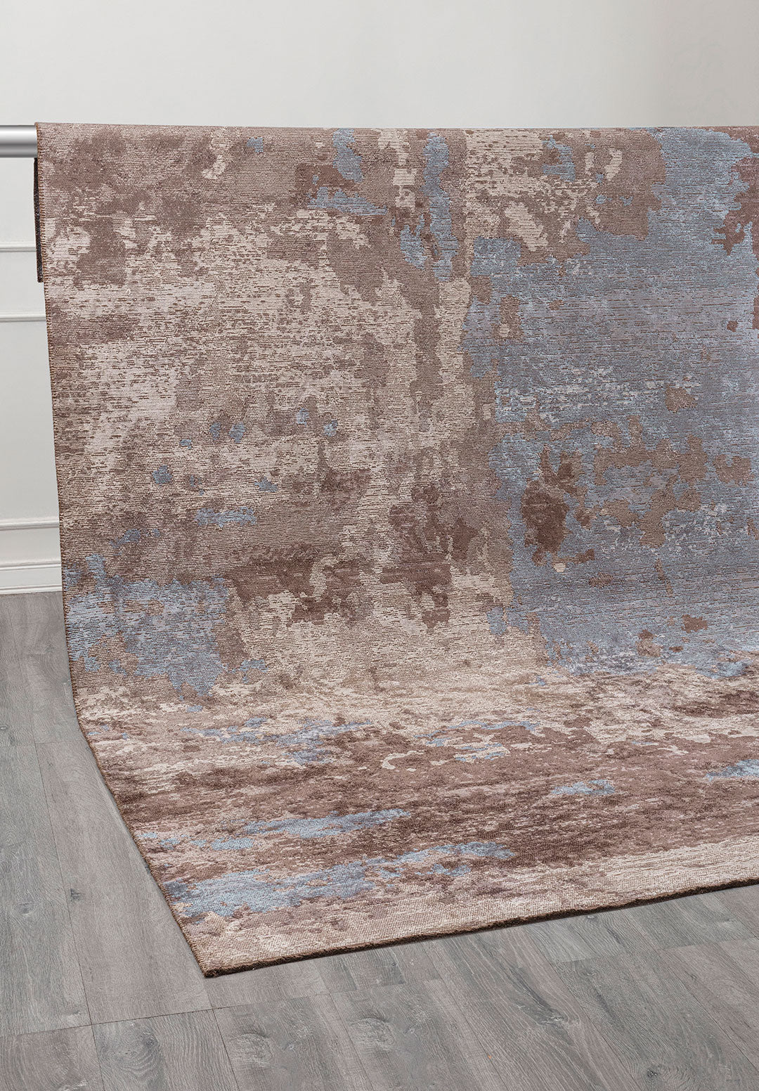 QUASAR STONE - BLUE - DARK MINK - DARK GREY RUG