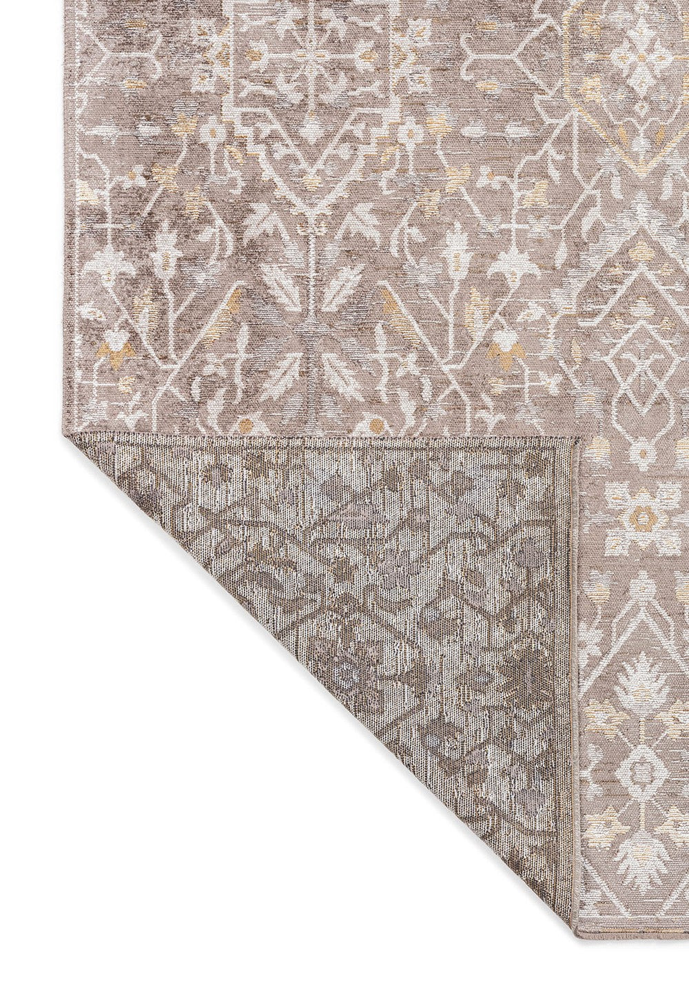 OPUS LIGHT BROWN - BONE - DARK GREY RUG