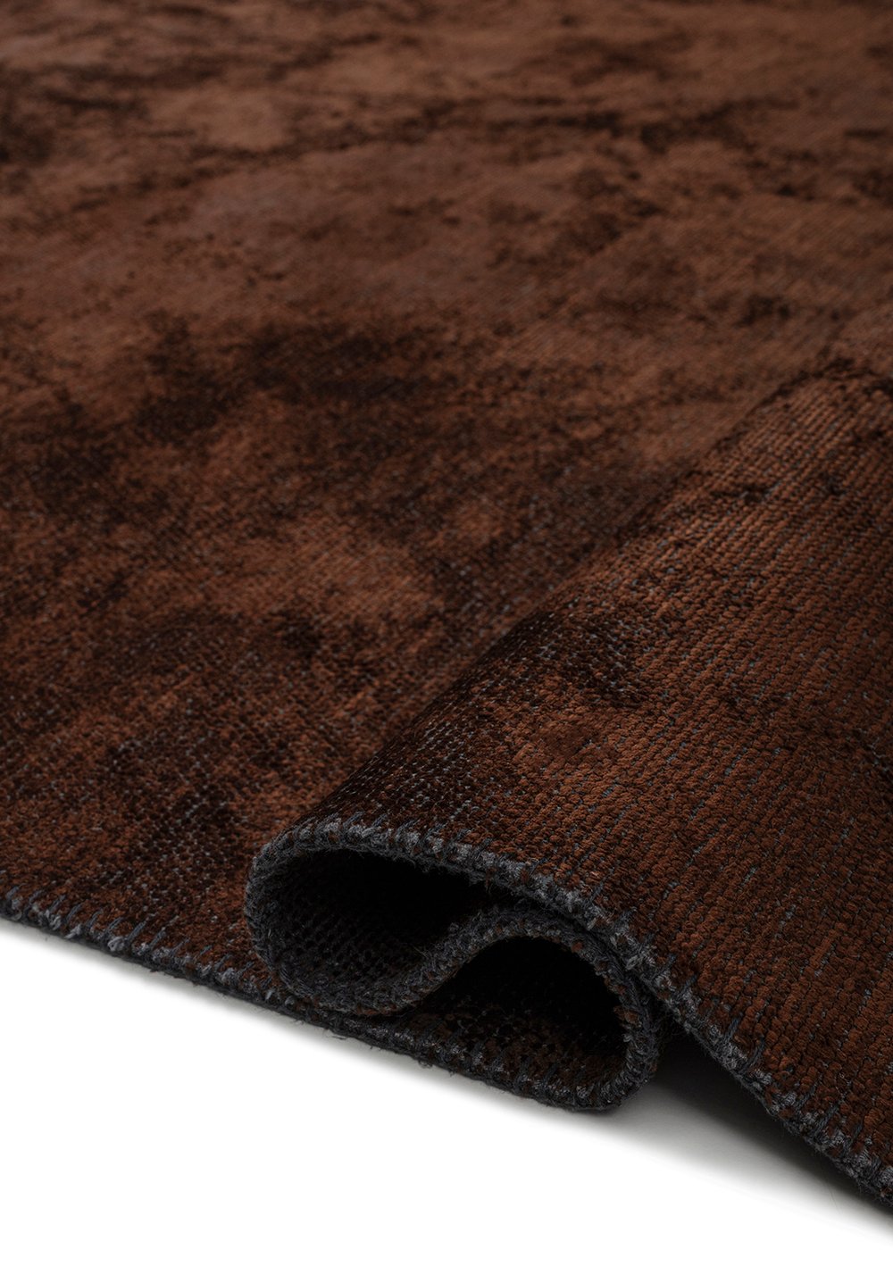 PLAIN DARK BROWN (A) RUG