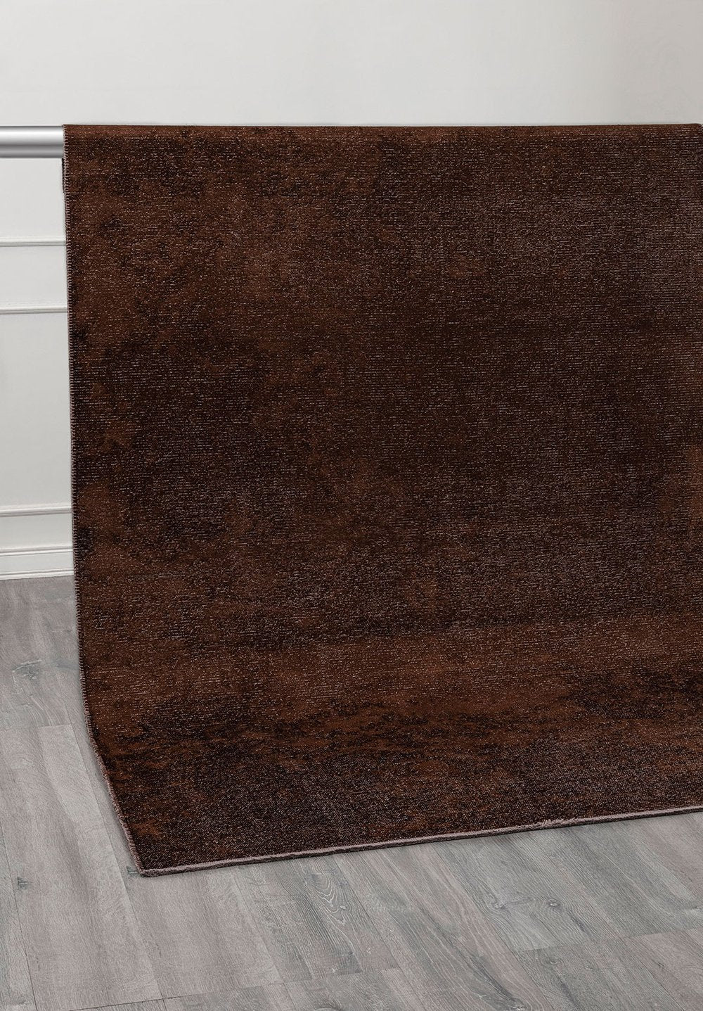 PLAIN DARK BROWN (M) RUG