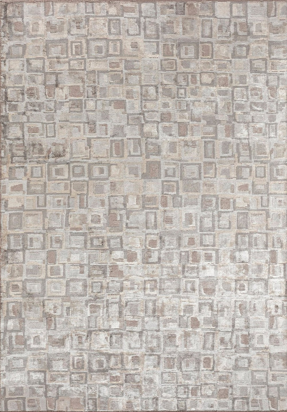 TRIBE GREY - BONE - CREAM RUG